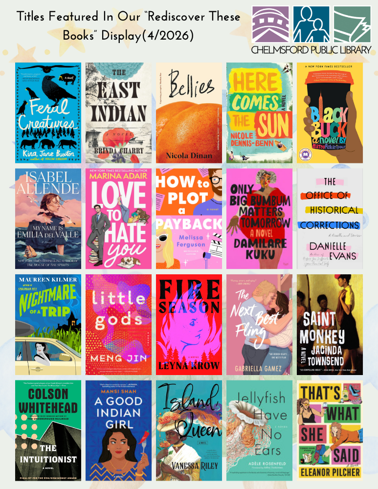 Grid of cover images from our Rediscover Books from the Bottom Shelf Display