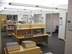 New subject tables and study rooms in the library