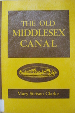 The Old Middlesex Canal book cover